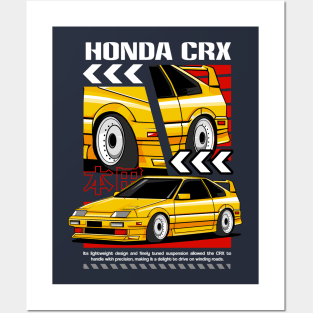 Honda CRX Appreciation Posters and Art